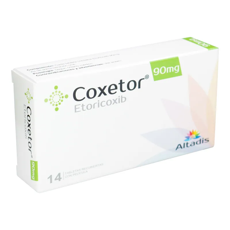 Coxetor 90 mg 14 tabletas