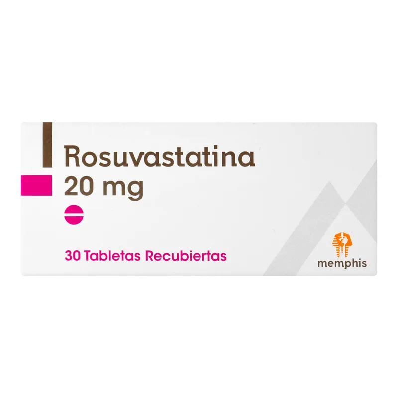 Rosuvastatina 20 mg 30 tabletas MP
