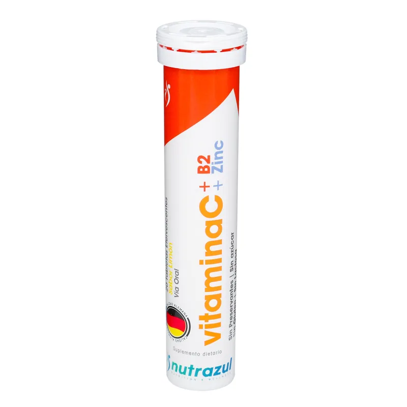 Vitamina C+zinc+b2 20 tabletas Efe Nutrazul