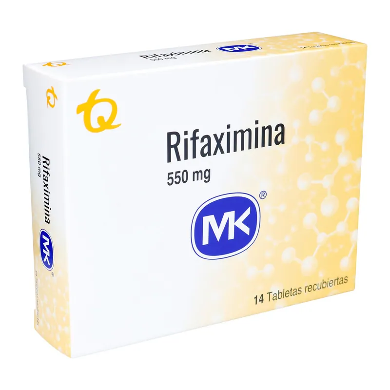 Rifaximina 550 mg 14 tabletas MK