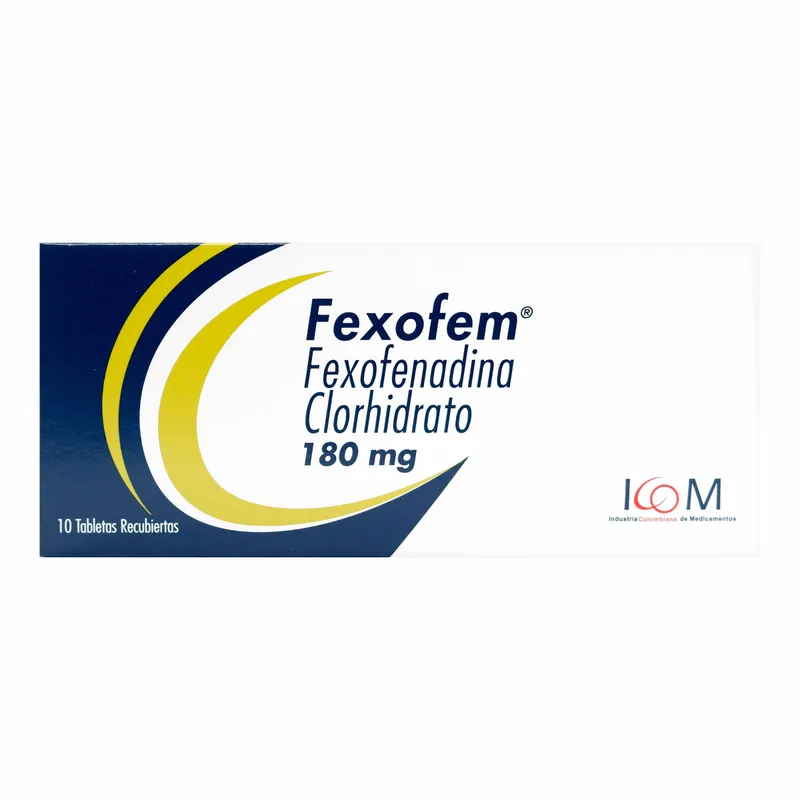 Fexofem 180 mg 10 tabletas ICOM