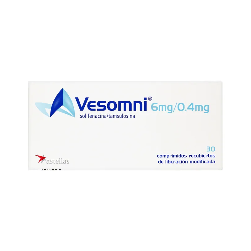 Vesomni 4 mg/6 mg 30 tabletas