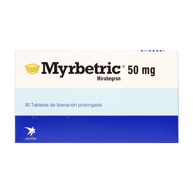 Myrbetric 50 mg 30 tabletas