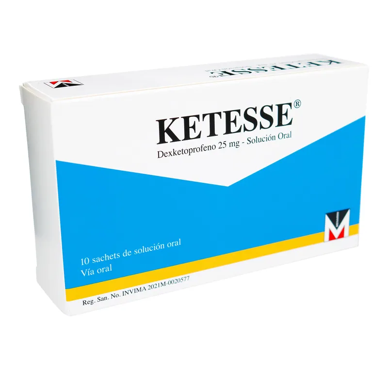 Ketesse 25 mg Solu Oral 10 Sachets 10 mL