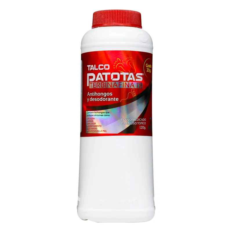 Talco Patotas (terbinafina) 120 g