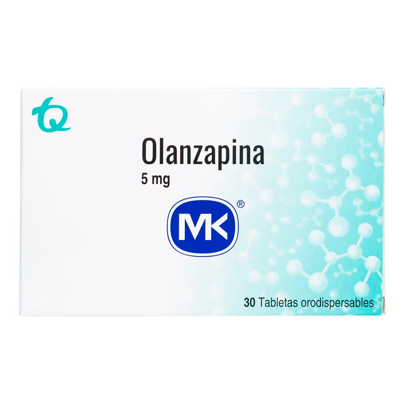 Olanzapina 5 mg 30 tabletas MK