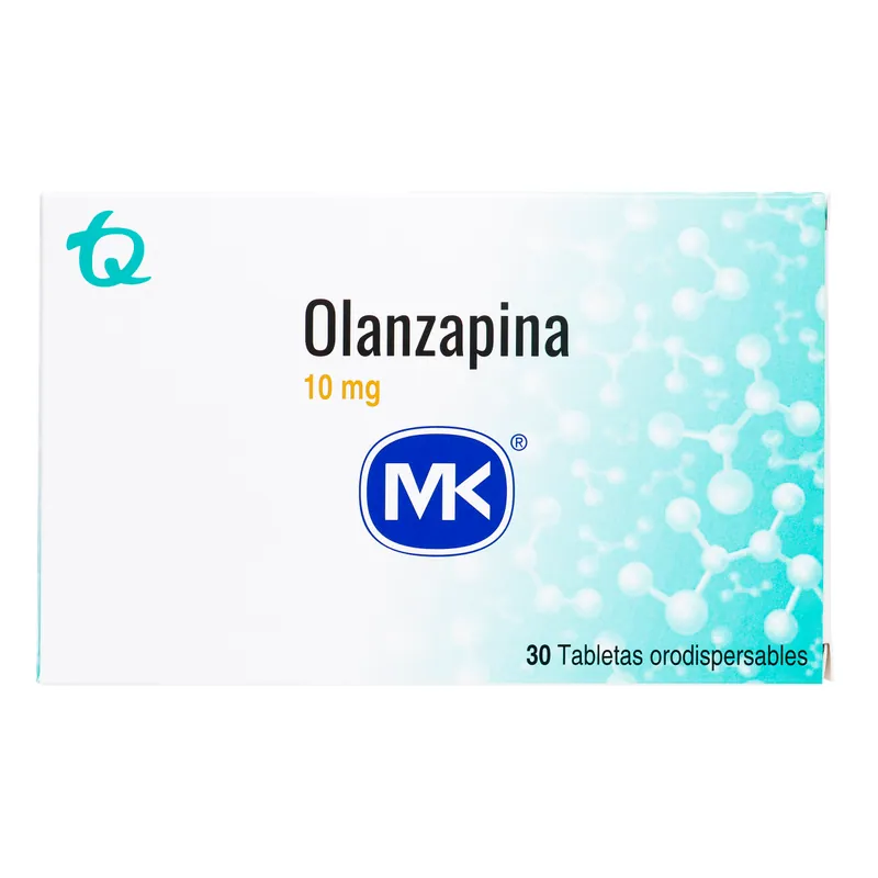 Olanzapina 10 mg 30 tabletas MK