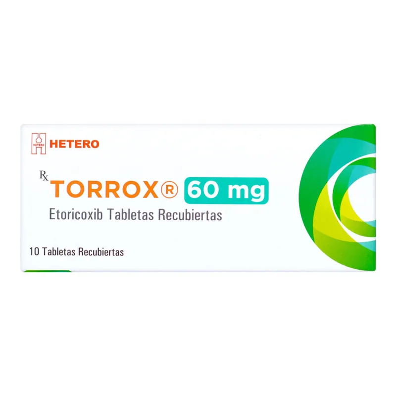 Torrox Etoricoxb 60 mg 10 tabletas