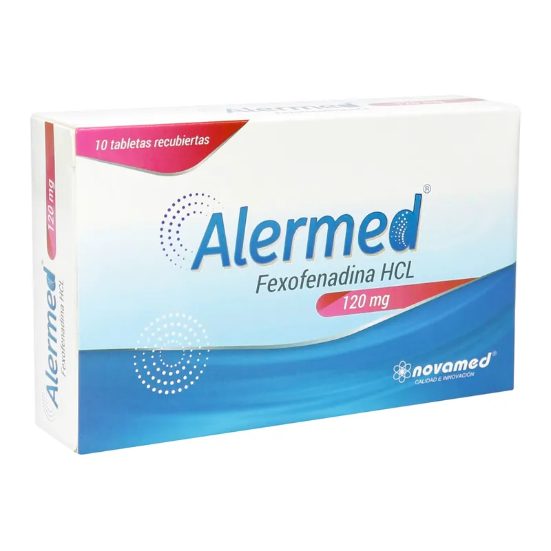 Alermed 120 mg 10 tabletas