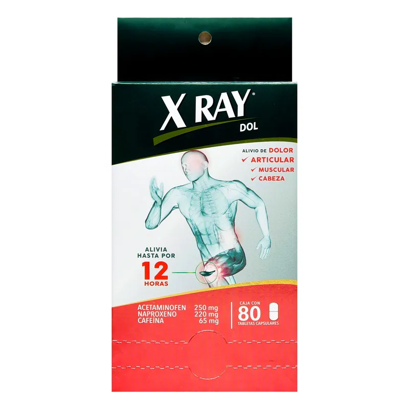 X Ray Dol 80 tabletas