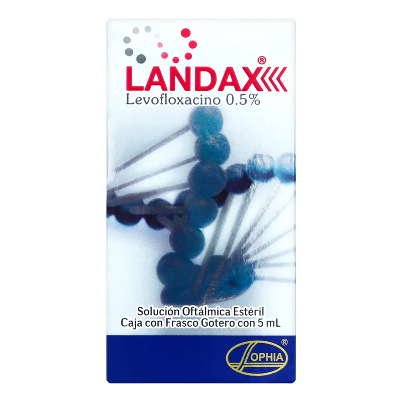 Landax (levofloxacino 0.5%) 5 mL