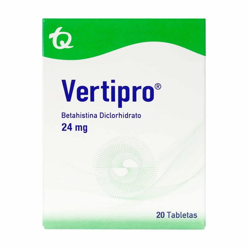 Vertipro 24 mg 20 tabletas MK
