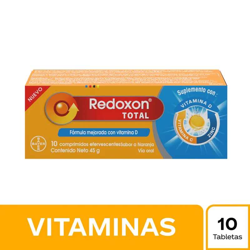 Redoxon Total 3 Fcos 10 tabletas Eferve