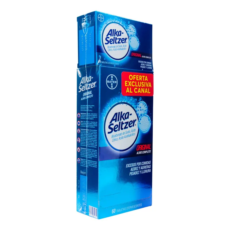 Alka Seltzer PG 64 Ll 74 tabletas