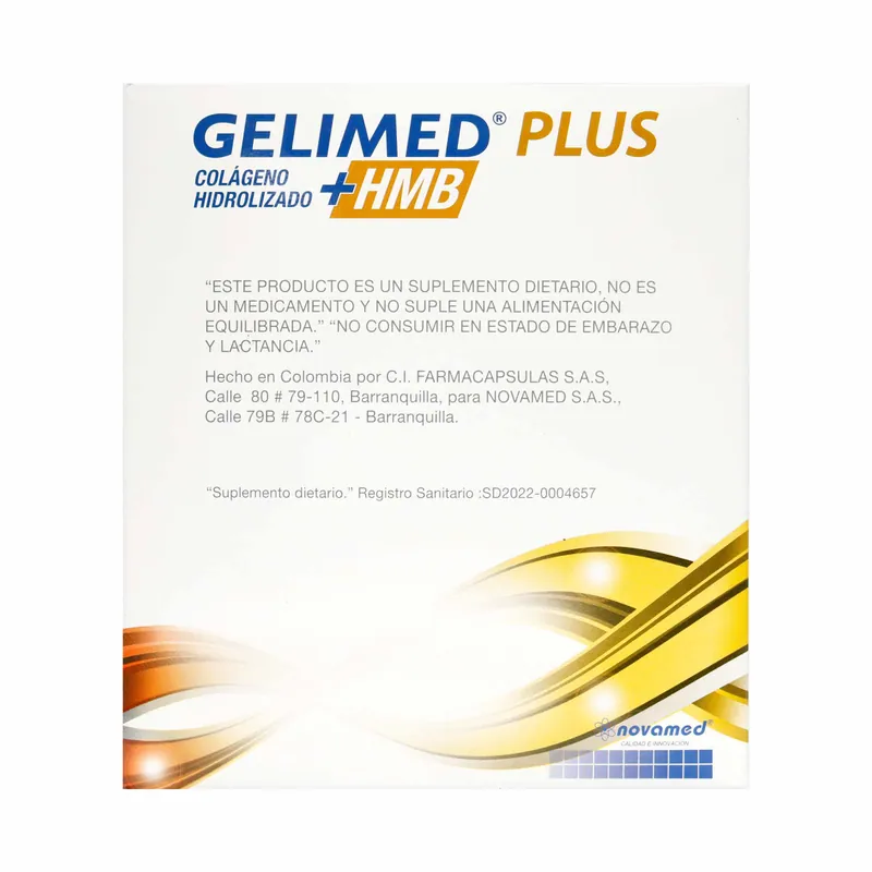 Gelimed Plus +hmb 30 sobres 13.3 g