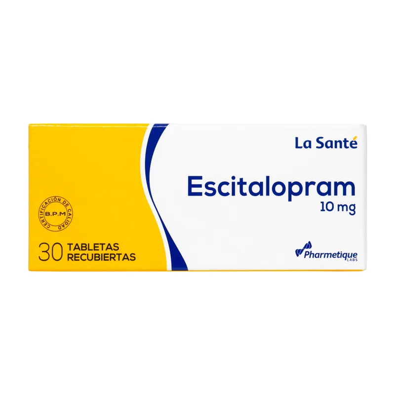 Escitalopram 10 mg 30 tabletas LS