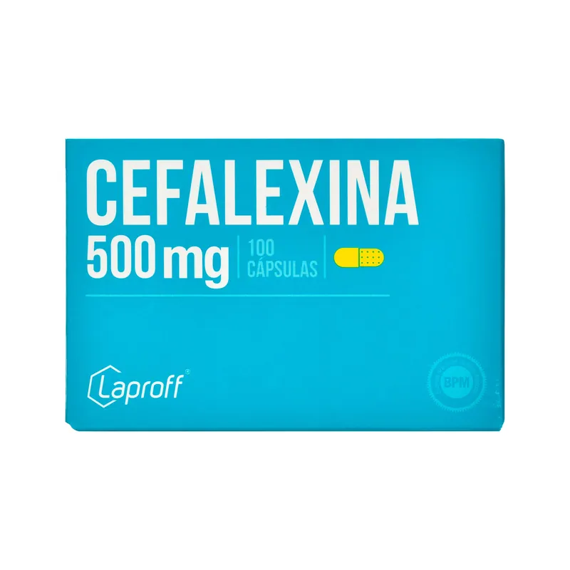 Cefalexina 500 mg 100 cápsulas LP