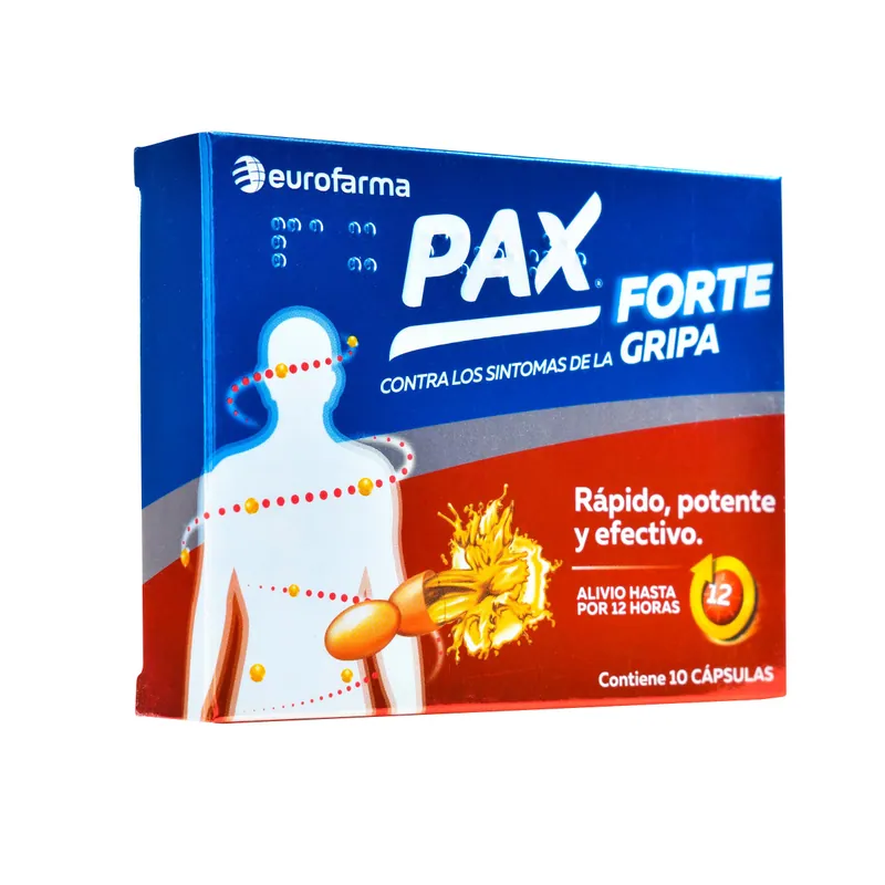 Pax Forte 400 mg 10 cápsulas