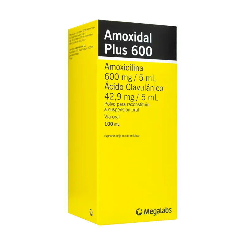 Amoxidal Plus 600 suspensión 100 mL