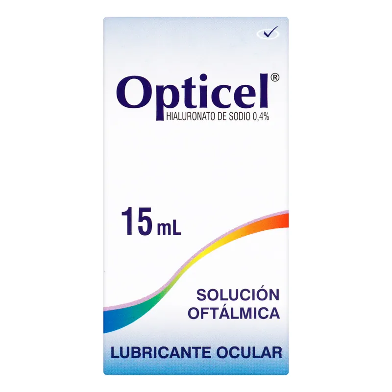 Opticel solución oftálmica 15 mL