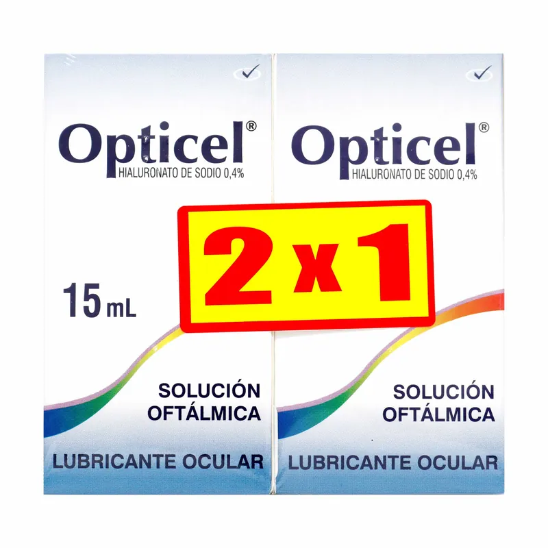 Opticel solución oftálmica 15 mL P E