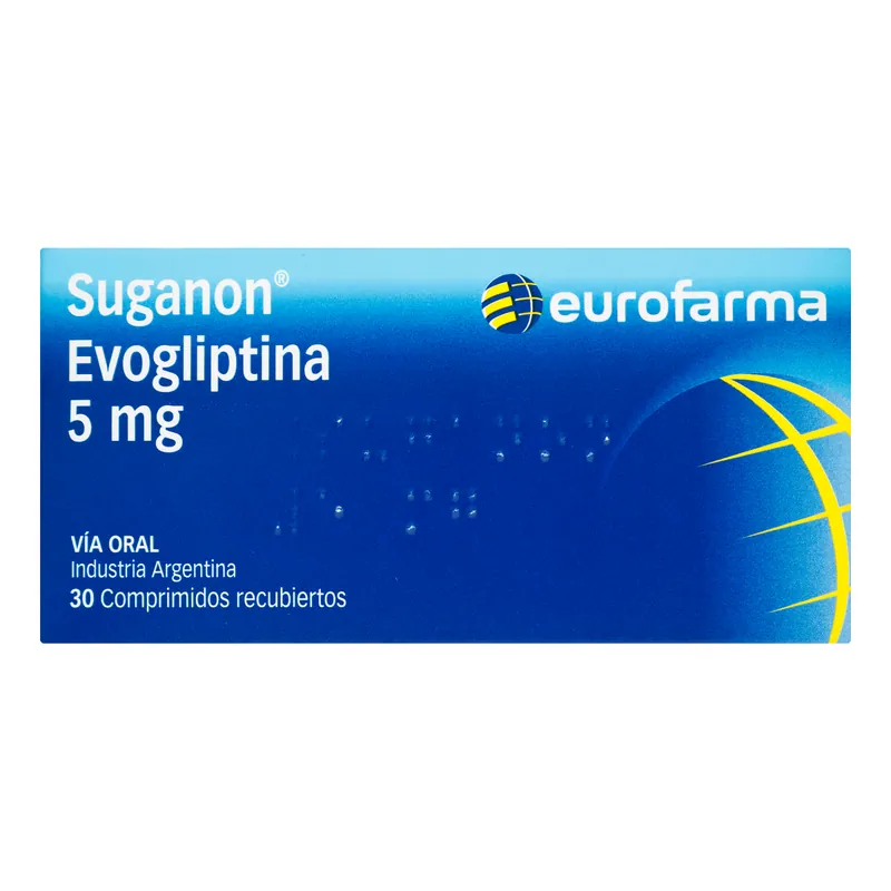 Suganon Evogliptina 5 mg 30 tabletas