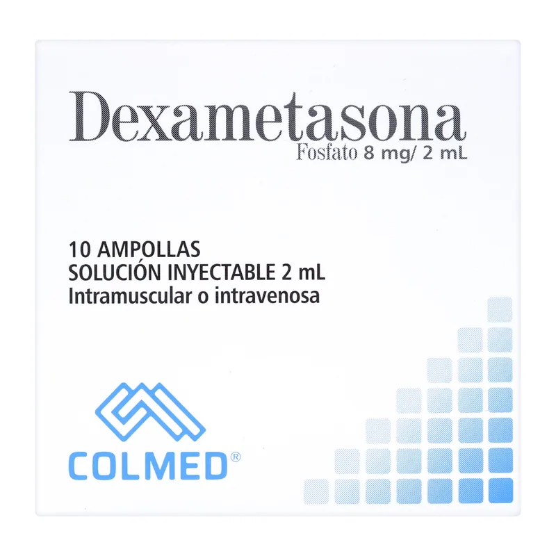 Dexametasona 8 mg 2 mL 10 ampollas PC