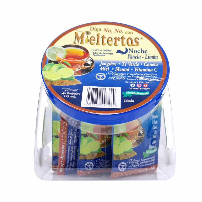 Mieltertos Gripa Noche limón 25sbs+bomb