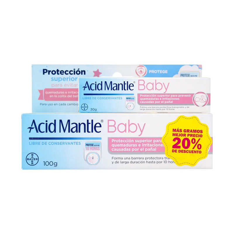 Acid Mantle Baby crema 100 G+ac Baby