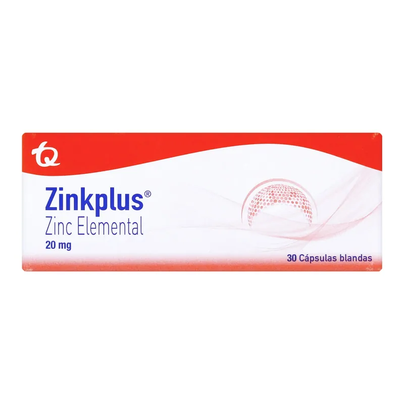 Zinkplus 20 mg 30 cápsulas MK