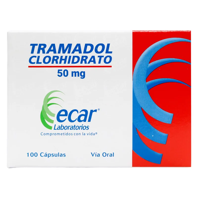 Tramadol Clorhidrato 50 mg 100 cápsulas Ecar