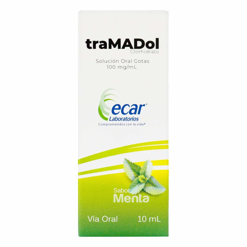 Tramadol Clorhid 100 mg gotas 10 mL Ecar
