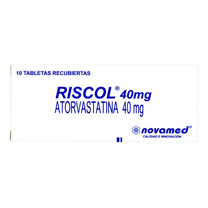 Riscol 40 mg 10 tabletas Novamed