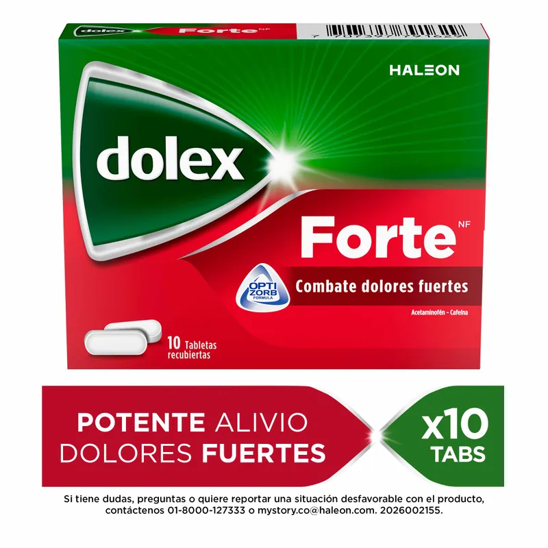 Dolex Forte 500 mg 10 tabletas