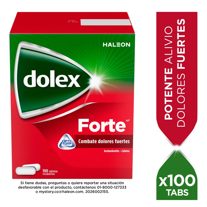 Dolex Forte 500 mg 100 tabletas