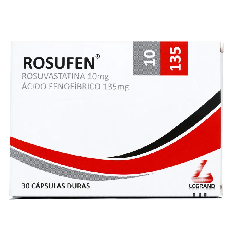 Rosufen 10/135 mg 30 cápsulas