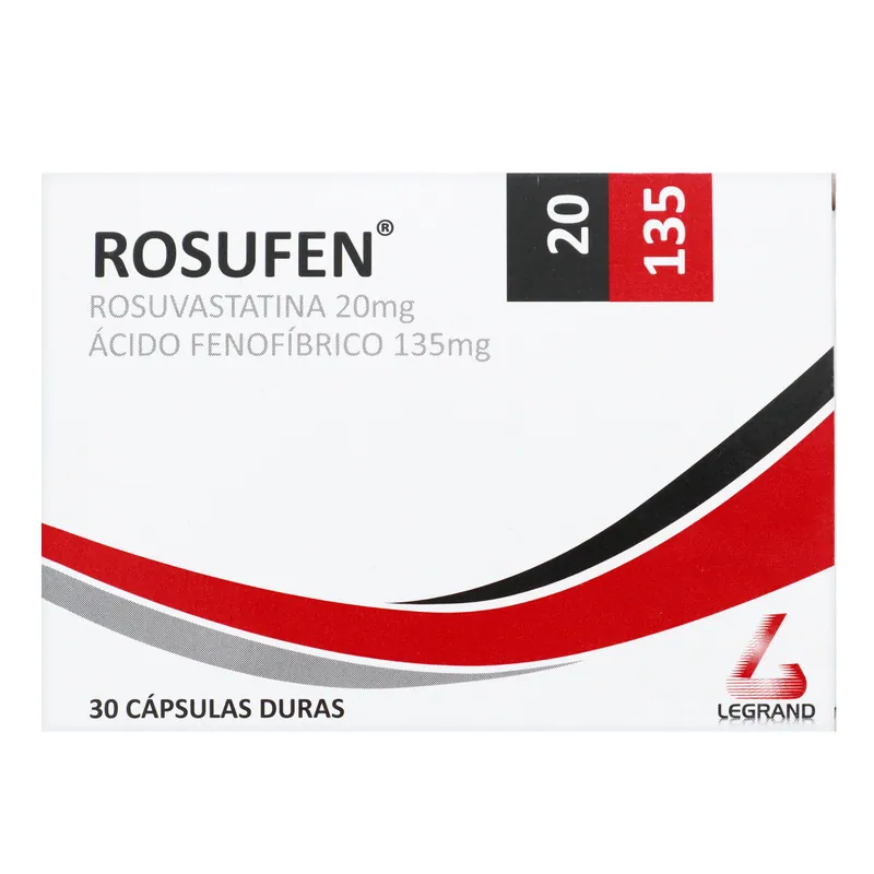 Rosufen 20/135 mg 30 cápsulas