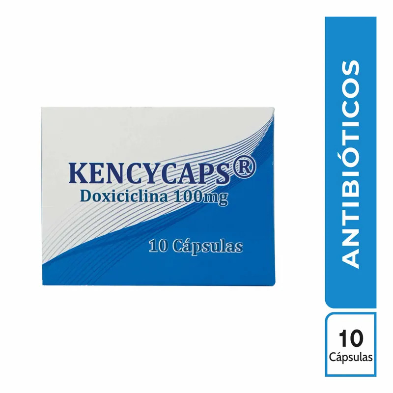 Kencycaps Doxiciclina 100 mg 10 cápsulas
