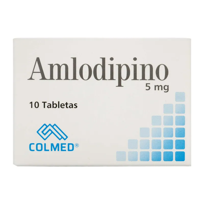 Amlodipino 5 mg 10 tabletas PC