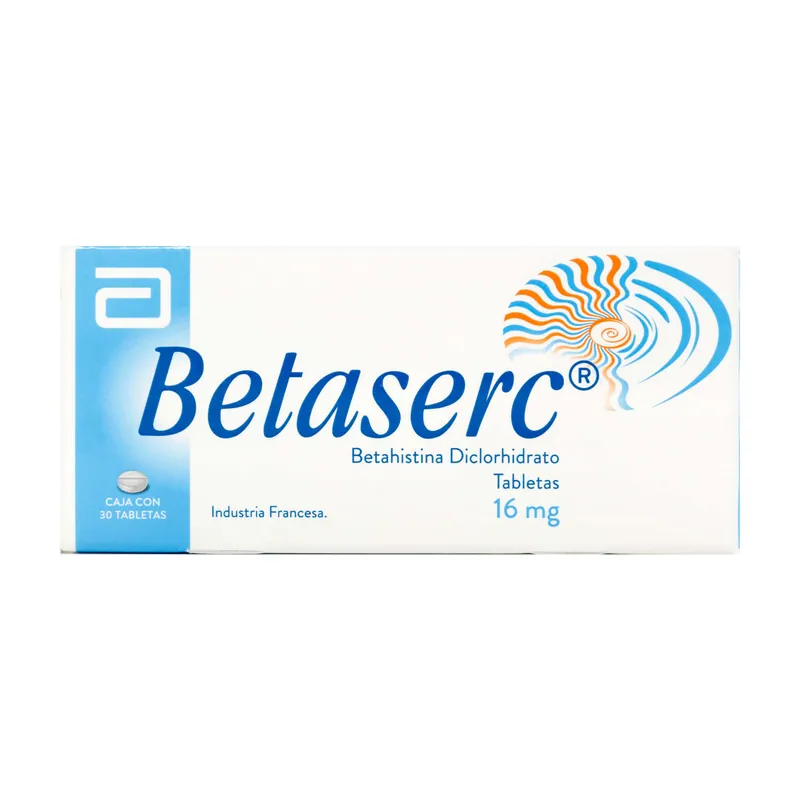 Betaserc 16 mg 30 tabletas