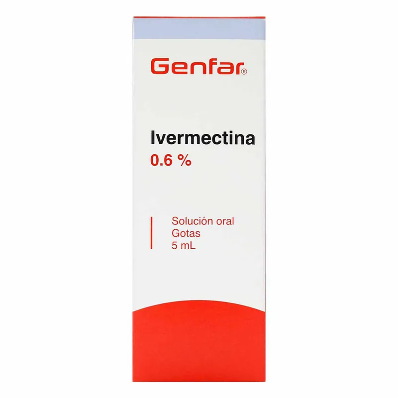 Ivermectina 0.6% solución Oral 5 mL GF