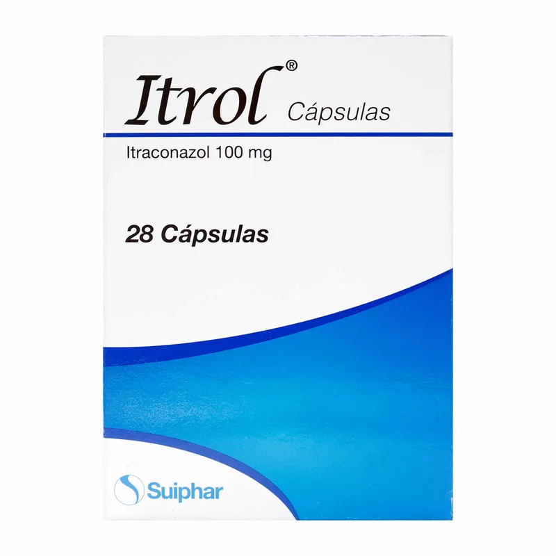 Itrol 100 mg 28 cápsulas Blandas