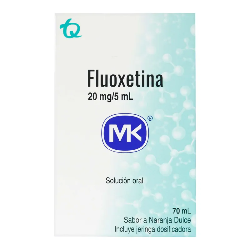 Fluoxetina 20 mg/5 mL 70 mL MK