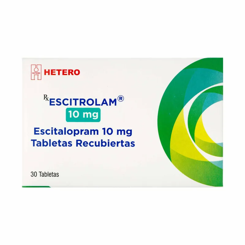 Escitrolam 10 mg 30 tabletas