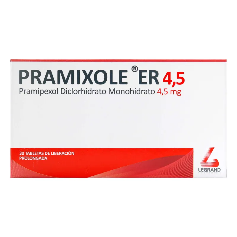 Pramixole ER 4.5 mg 30 tabletas