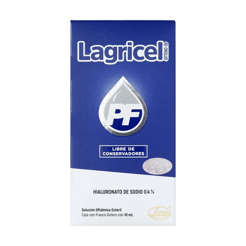 Lagricel Ofteno Pf 0.4% S/oftálmico 10 mL