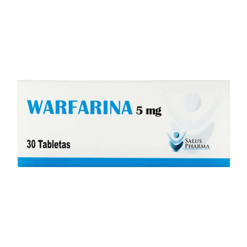 Warfarina 5 mg 30 tabletas