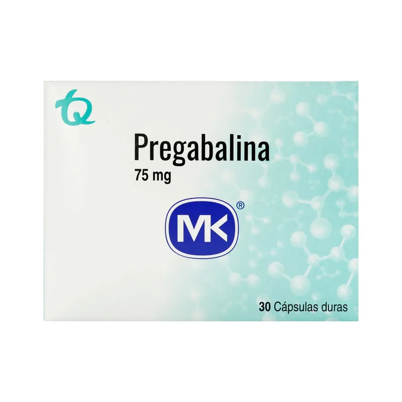 Pregabalina 75 mg 30 cápsulas MK