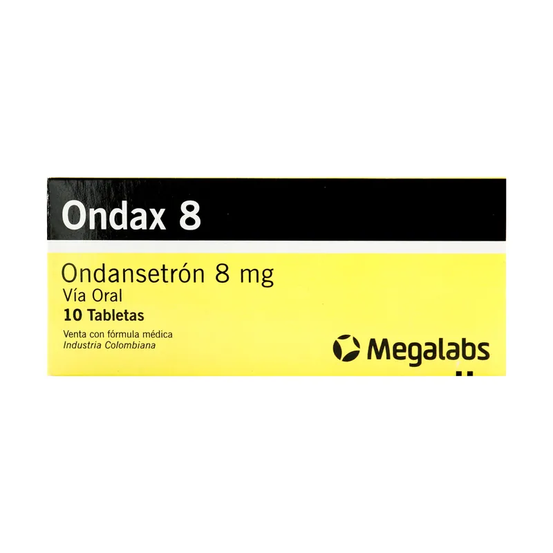 Ondax 8 mg 10 tabletas