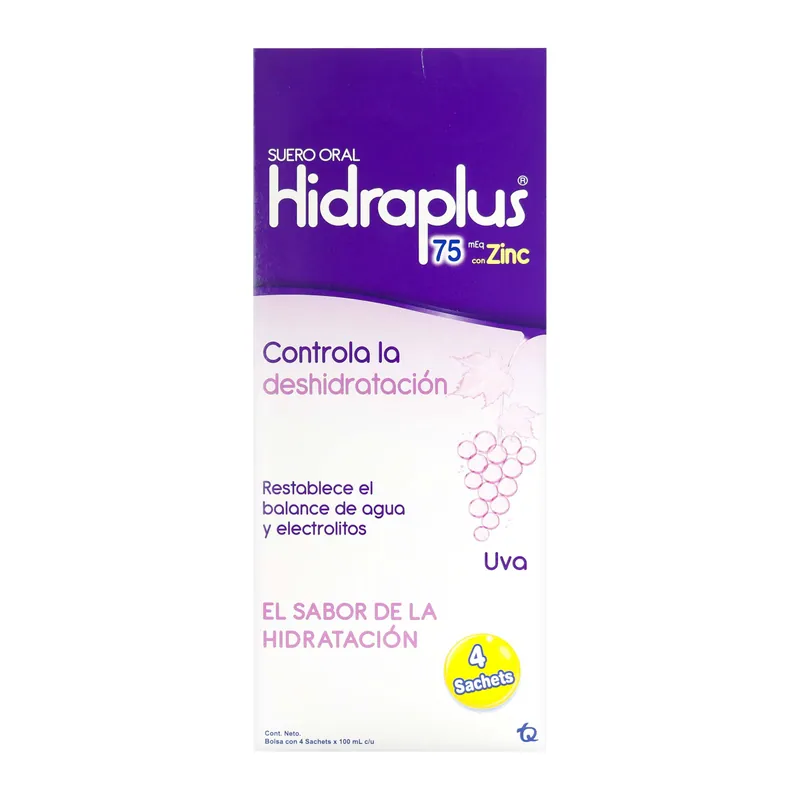 Hidraplus 75 Zinc Uva Bol 100 mL 4und